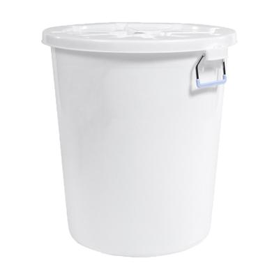 China 500*510MM Recyclable Plastic Bucket Without Lid Round Bucket Water Storage Bucket for sale