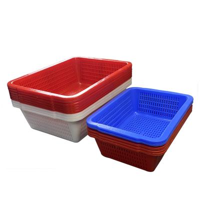 China Vegetable Plastic Fruit Basket Fruit Basket Storage Rack Plastic Fruit Basket Storage for sale