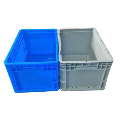 China Solid Box EU41028 With Cover European Standard EU Auto Parts Box Plastic Workshop Warehouse Turnover Box Storage Box for sale