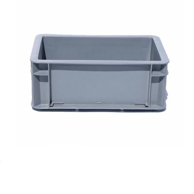 China Solid box EU41233 with cover European standard EU auto parts box workshop warehouse turnover box plastic thickened storage box for sale