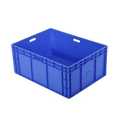 China Solid Box Plastic Thickened Storage Box With Cover European Standard EU Auto Parts Box Workshop Warehouse Turnover Box for sale