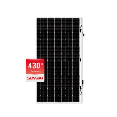 Cina 375W 430W pannello solare PERC monocristallino flessibile per camper pannello ad alta efficienza in vendita