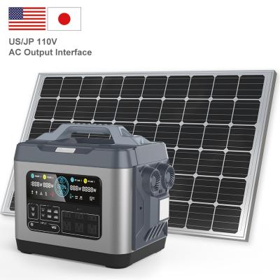 China DC Output USB TypeC Cigar Lighter DC Solar Power Station for Outdoor Camping and Home for sale