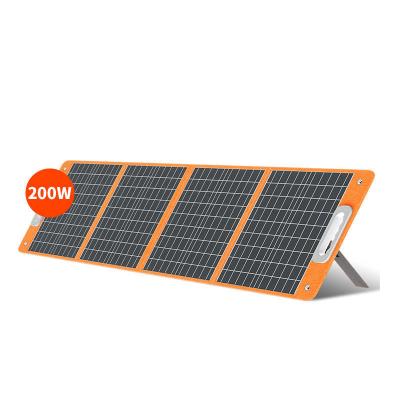 China Foldable Solar Panel Backup Generator 300W with Black Panel Efficiency 21.5%-23.5% for sale