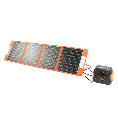 China 100W Portable Foldable Solar Panel 166mmx166mm Cell Size for sale