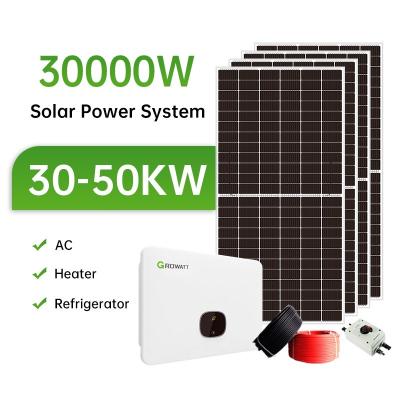 China Sistema solar de 30kw en red para apoyo técnico de toda la casa y diseño de proyectos previos a la venta en venta