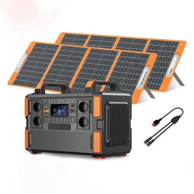 China FlashFish 1000w Lifepo4 Lithium Iron Phosphate Battery Power Station with Solar Panel for sale