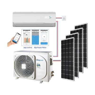 China AC/DC portátil de aire acondicionado solar de corriente continua 48V híbrido dividido 9000 12000 18000 24000 BTU en venta