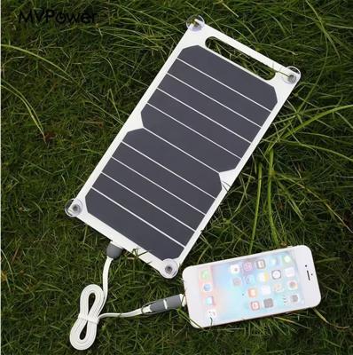 China Draagbaar 10W 5V hoogvermogen zonnepaneel voor buiten waterdicht wandelen Camping Power Bank Te koop