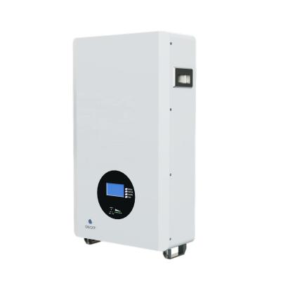 Cina 51.2V 100AH 200AH Powerwall 5kWH 10kWH Lifepo4 Batteria al litio per sistema solare integrato in vendita