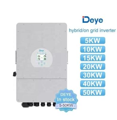 China Deye 5Kw 6Kw 8Kw 10Kw 12Kw Hybrid Solar Inverter Sun-12k-sg04lp3-eu 3 Phase with MPPT for sale