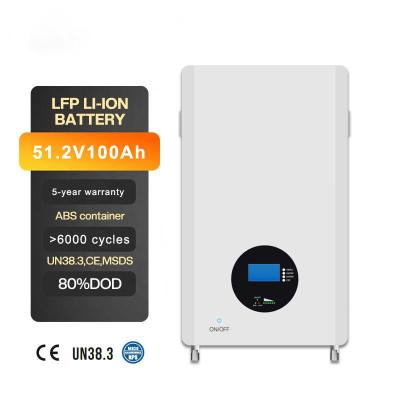 中国 高級技術 LiFePO4 バッテリー 壁に装着 5kWh/10kWh 長寿電力 販売のため