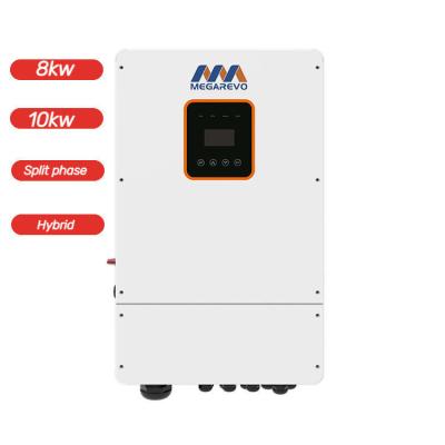 China Amerikaanse ESS Megarevo 8kw 10kw Split Phase Inverters voor 120V 240V 48VDC energieopslag Te koop