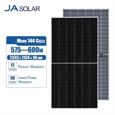 China 575W 585W 595W Monocrystalline Bifacial Dual Glass Solar PV Module with Long Lifespan for sale