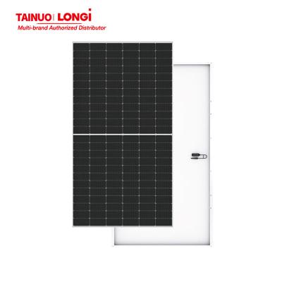 China Longi 570w Tier 1 Solarzellen mit 3,2 mm gehärtetem Niedrig-Eisen-Glas und IP68-Kennungsbox zu verkaufen