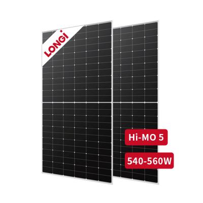 China Longi Solar Panel 550W Hi Mo5 LR5-72HPH-550M Half Cell Mono Tier 1 Solar Panels for sale