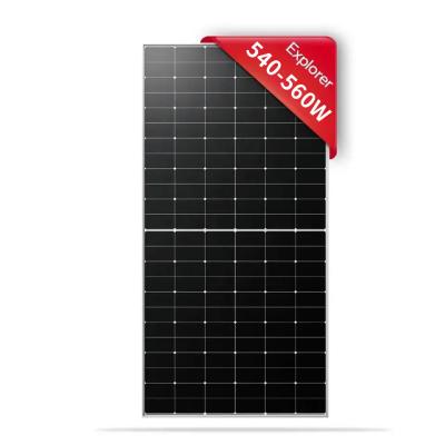 China Silberfarbe N-TYPE 540W 555W 550w Monokristalline Solarkollektoren Stufe 1 für Industrie zu verkaufen