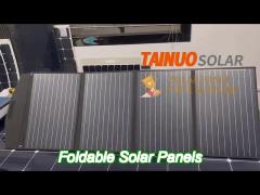 foldable solar panel with usb port for camping 60w/80w/100w/120w/160w/200w/300w