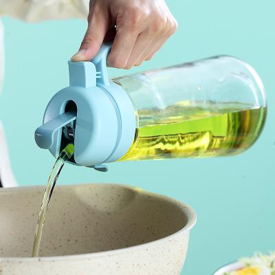 China Automatic Opening And Closing Cook Glass Olive Kitchen Oil Bottle Household Freshness Preservation Kitchen for sale