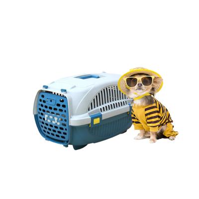 China Breathable 2022 New Design Airline Approved Plastic Pet Travel Capsule Cages Carrier For Cats And Dogs for sale