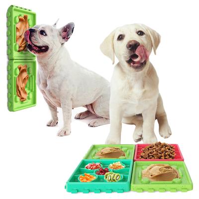 China New Design Silicone Feeder Slow Cup Eco-Friendly Sustainable Suction Durable Pet Toy Dog Lick Mat Practical Non-Slip Food Bowl for sale