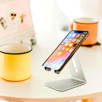 China Top Selling 10 Hands Free Adjustable Custom Cell Phone Holder Mobile Stand Desktop Bedroom for sale