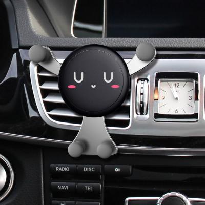 China New Car Mobile Phone Holder Air Adjustable Lazy Mouth Snap Navigation Holder Fit Universal for sale