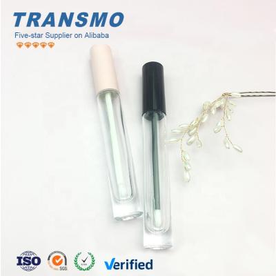 China OEM 8.5ml Lip Gloss Glass Tube Customized Private Label 8ml Lip Gloss Lip Gloss Tubes Cosmetic Glass Tube With Custom Brush for sale