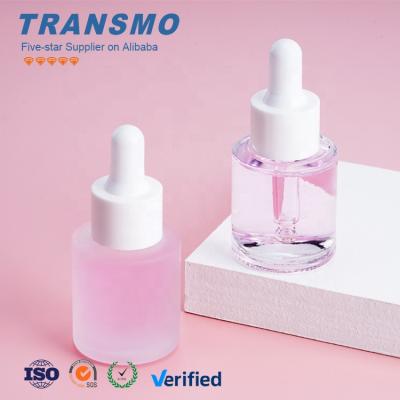 China OEM Cosmetic Glass Bottle Dropper Bottle 38ml Black Plastic Glass Dropper Bottle With Free Samples for sale