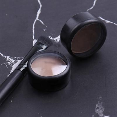 China ACP Recycling Material ACP Single Color Eyeshadow Case Lip Gloss Tube Private Label Blush Compact Empty ACP Cream Jars Eco Friendly With Clear Lid for sale