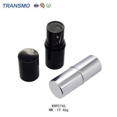 China Eco-friendly Custom Empty Lipstick Tube Empty Lipstick Container Lip Balm Container Private Label Lip Balm Container Round Black With Free Sample for sale