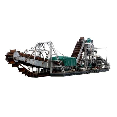 China energy & Chain Bucket Gold Dredger Gold Mining Machinery Gold Mining Equipment for sale