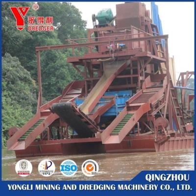 China Sand Bucket Wheel Diamond Dredger For Sale Te koop