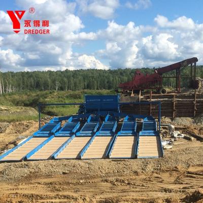 Cina Alluvial Gold Recovery Placer Gold Concentration System Gold Mining Machine in vendita