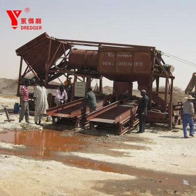 Cina Gold Digger River Gold Mining Equipment Gold Trommel Washing Plant Diamond Separating Machine For Sale in vendita