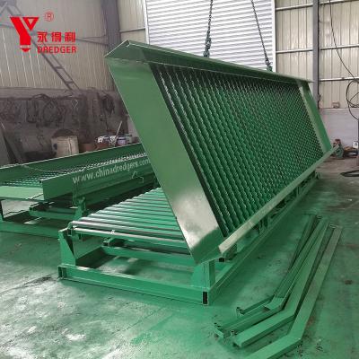 China New Designed Portable Alluvial Hot Sale Gold Placer Gold Sluice Box /Vibrating Sluice Box for Placer Mining Gold zu verkaufen