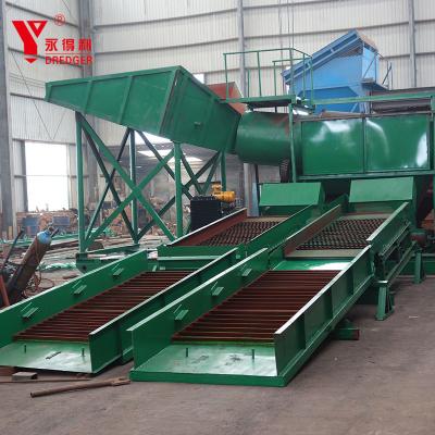 China New technology new technology sales alluvial placer gold hot pulsating sluice box, gold mining machine for small business Te koop