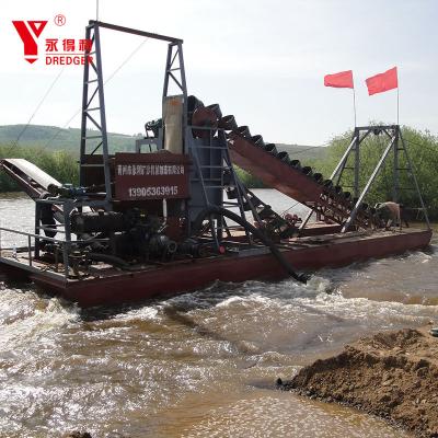 China river/sand bucket ladder/mud chain dredger for sale