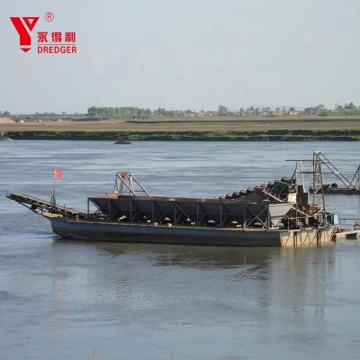 Cina Sand Transport China 2022 Made 500 Ton Capacity Self Propelled Sand River Barge Transport Boat For Sale in vendita