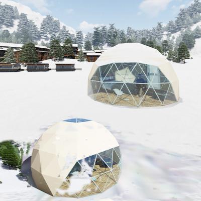 China Extended Type Outdoor Ice Fishing Tent Winter Warm And Cold Proof Tent Multi-person Ice Fishing House Winter Fishing Spherical Tent for sale