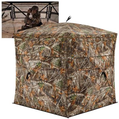 China Hot Sale Outdoor 2 Person Camouflage Game/Field Up Hunting Field Portable Blind Tent for sale