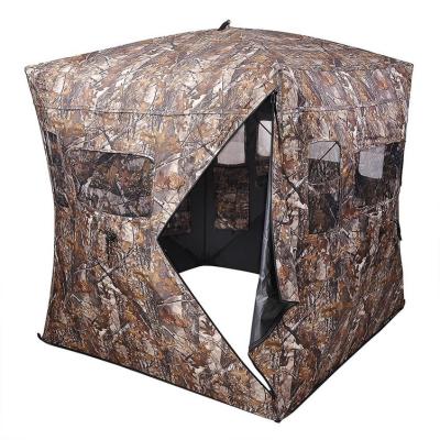 China 2019 Camouflage/Field Outdoors 2 or 3 Person Easy Set Up Ground Hunting Blind Tent for Hunting and Fishing for sale