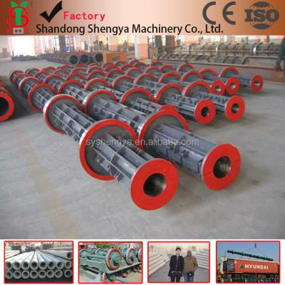 China Energy Supply Concrete Pipe Shengya Pole Mount Making Machine Price , Electric Pole Pile Making Machinery for sale