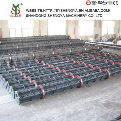 China Concrete Mold Barrel Wall Thickness 10mm Electric Pole / Pile / Mast Making Machine and Molds for sale