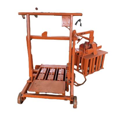 China Interlocking Brick QMR 2-45 Factory Manual Block Machine Cavity Block Machine Starttop Brick Machine for sale