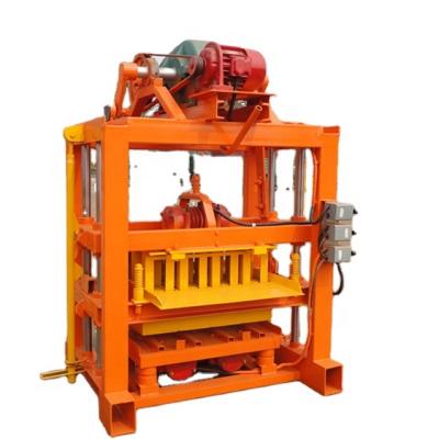 China Building material shops high quality QTJ4-40 cement paver block making machine/hollow brick making machine concrete brick making machinery for sale for sale