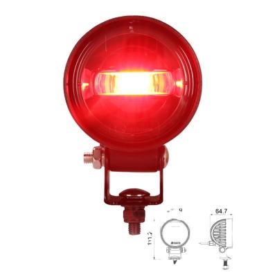 China NEW Red Line Long Red Line Light 84*64.7*111.2mm Forklift Safety Area 600LM 12W DC10-80V Forklift Safety Light for sale