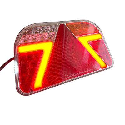 China T=Multi-Functional Reverse Tail Light Turn Tail Lamp Waterproof Rear Stop Lamp 24v For Heavy Truck Lorry Trailer for sale