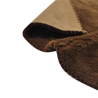 China Flame Retardant Wholesale Miniature Shoe Microfiber Suede Material Fabric for sale