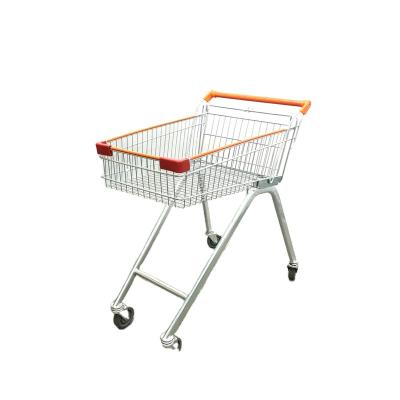 China Unfolding European Supermarket Shopping Trolley UK 65L for sale